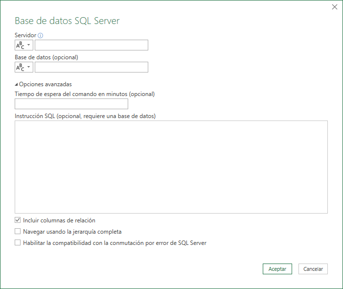 dataXbi-Conectarse a SQL Server-Excel