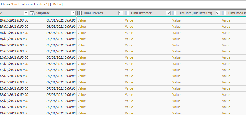 dataXbi-Conectarse a SQL Server-Incluir-columnas-relacionadas