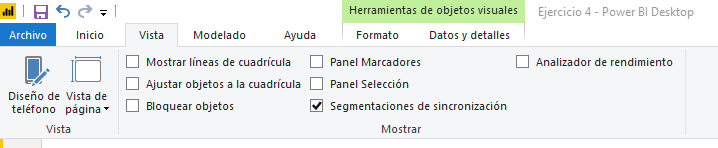 Habilitar Panel Sincronización Segmentaciones