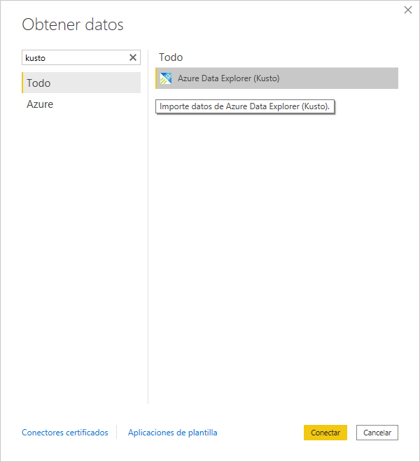 dataXbi-conectar-azure-data-explorer