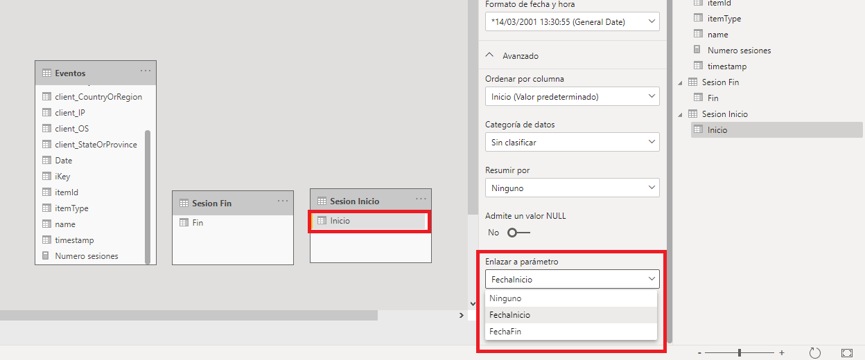 dataXbi-enlazar-columna-con-parametro