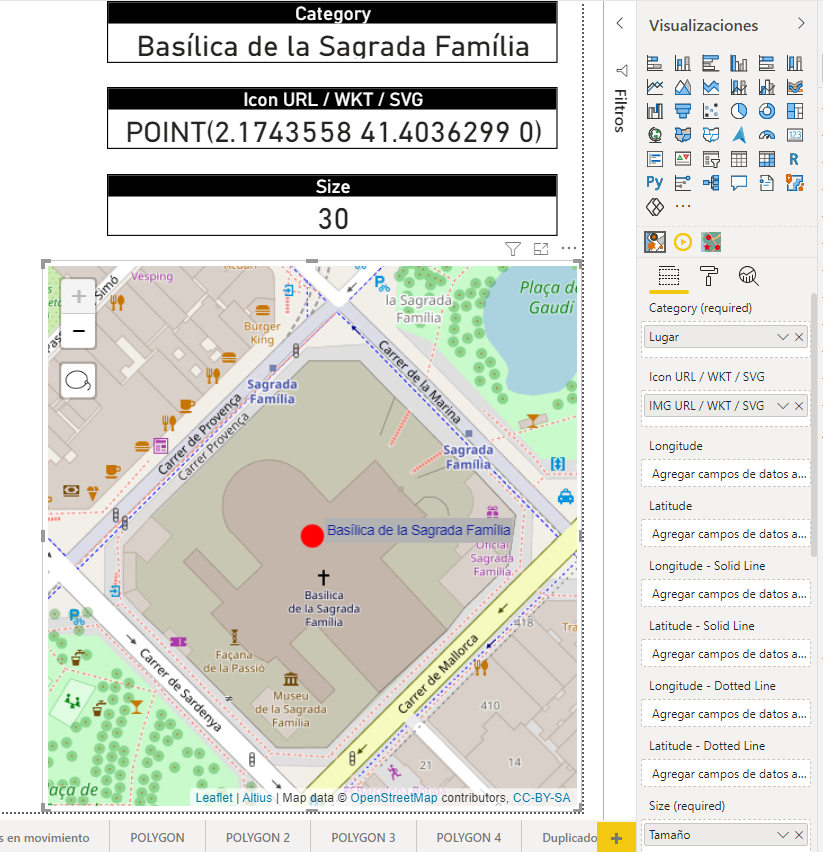 Configuración mínima WKT